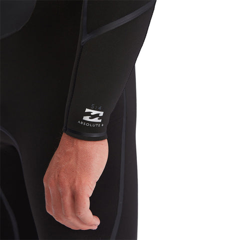 Billabong Absolute Plus 5/4 Hooded Chest Zip Wetsuit - Arm Detail