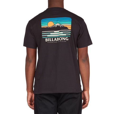 Billabong A/Div Lines Short Sleeve T-Shirt - Black