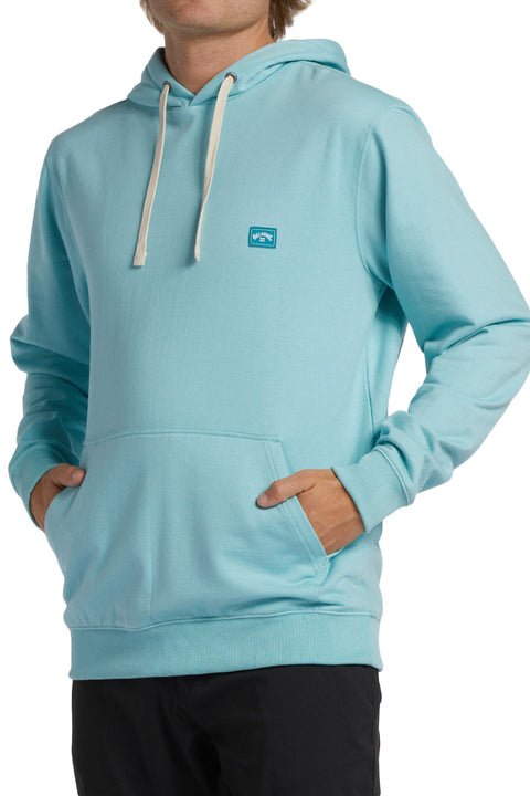 Billabong All Day Organic Pullover Hoodie - Dusty Blue