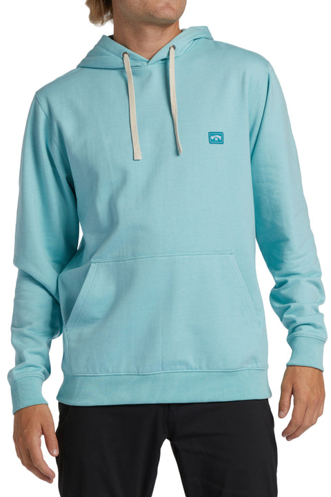 Billabong All Day Organic Pullover Hoodie - Dusty Blue
