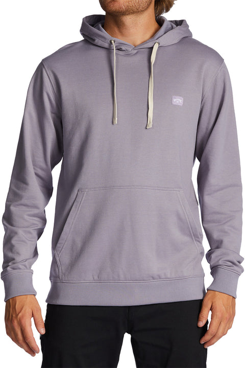 Billabong All Day Pullover Hoodie - Grey Violet