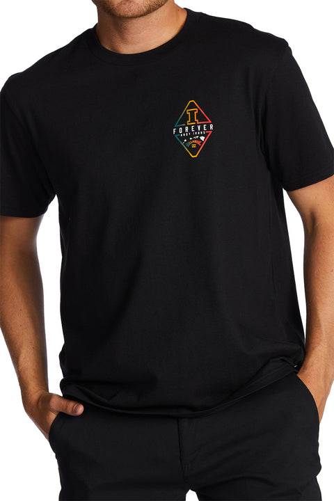 Billabong Andy Irons Diamond Short Sleeve Shirt - Black