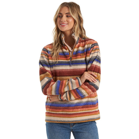 Billabong Boundary Mock Neck Fleece - Multi