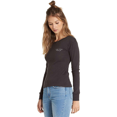 Billabong Easy Come And Go Long Sleeve Shirt - Off Black