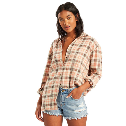 Billabong Easy Movin 2 Top - Ash Rose