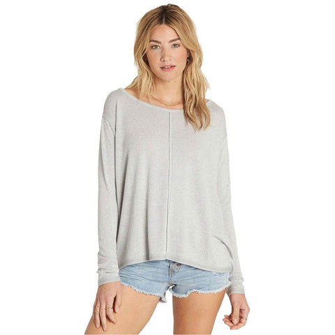 Billabong From Here Top - Ice Athletic Grey