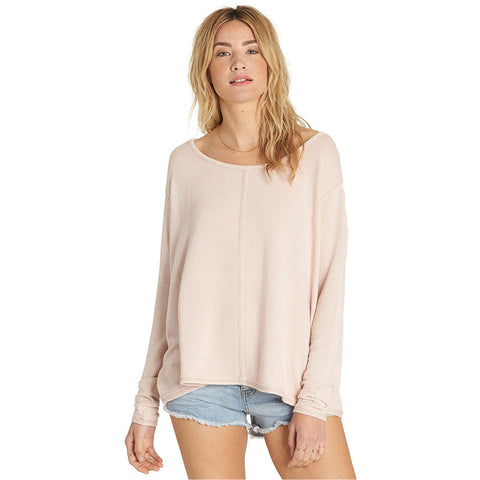 Billabong From Here Top - Pearl Pink