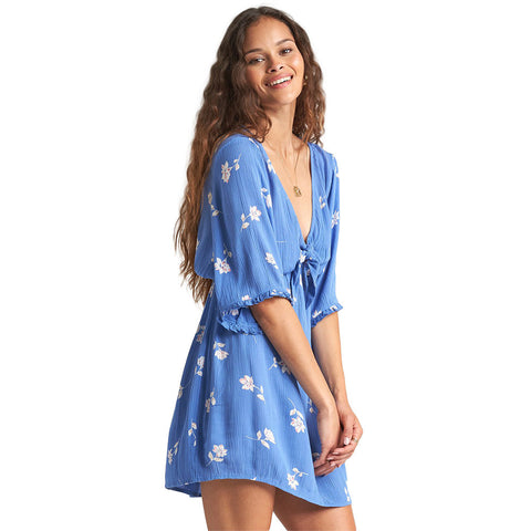 Billabong Gone Skippin Dress - Costa Blue