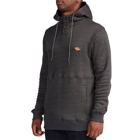 Billabong Hudson Pullover Hoodie - Black Heather