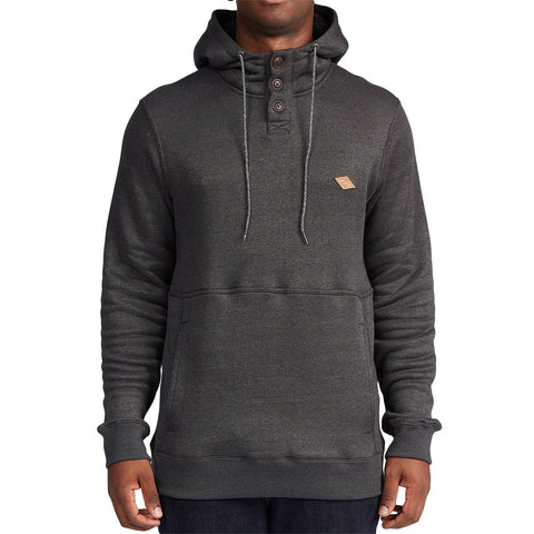 Billabong Hudson Pullover Hoodie - Black Heather