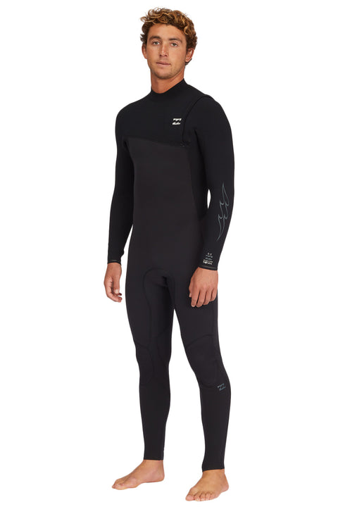 Billabong Revolution Natural 3/2 Zipperless Wetsuit - Black