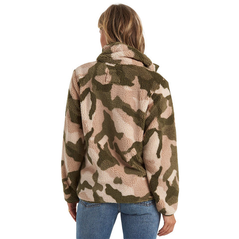 Billabong Switchback Pullover Jacket - Army Camo