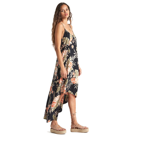 Billabong The Best Dress - Black Floral | Moment Surf Company Billabong The Best Dress - Black Floral | Moment Surf Company