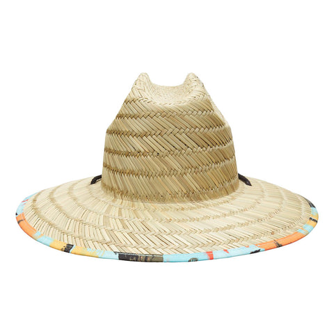 Billabong Tides Print Straw Hat - Aqua Blue