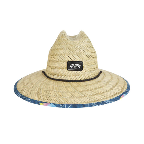 Billabong Tides Print Straw Lifeguard Hat - Navy