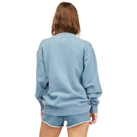 Billabong X Wrangler Wayward Crew Neck Sweatshirt - Ocean Blue