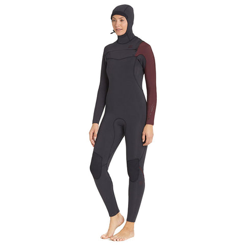 Billabong Women's Furnace Carbon Comp 5/4 Hooded Wetsuit