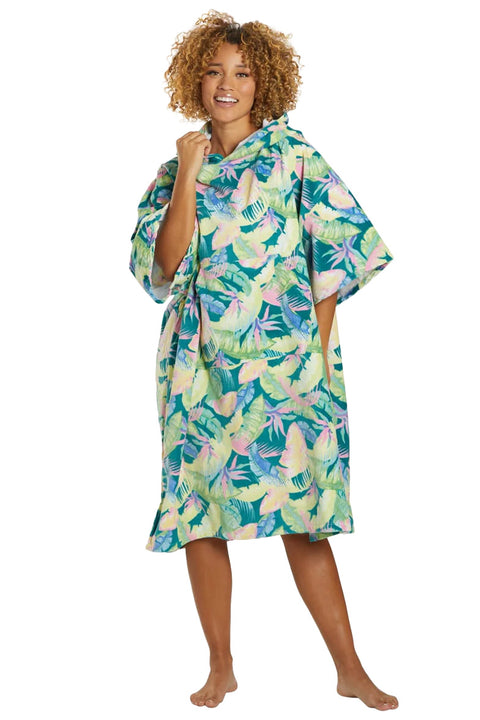 Billabong Women's Hooded Changing Towel - Marine Tropic - 2