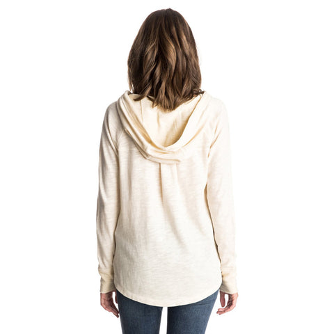 Roxy Boomerang Love Hooded Top - Bleached Sand