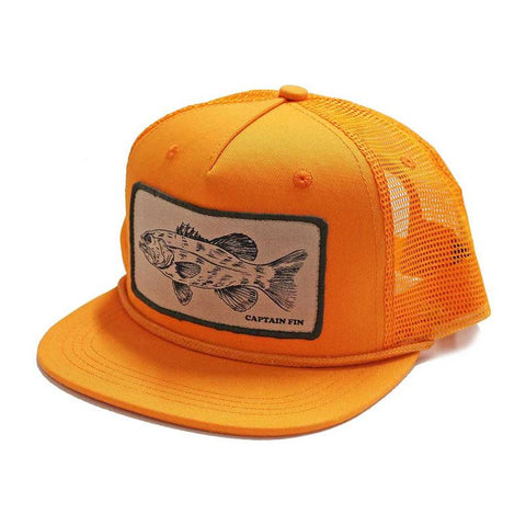 Captain Fin Fish Sauce Trucker Hat - Orange