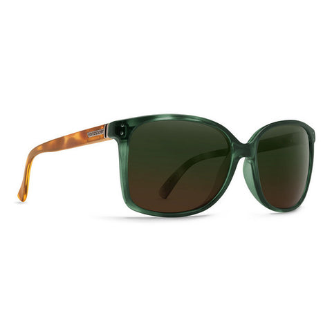 Von Zipper Castaway Sunglasses - Hunter Crystal Tortoise / Green Brown Gradient