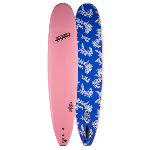 Catch Surf Odysea 9'0" Plank  X Sierra Lerback Pro Surfboard - Pink / Purple