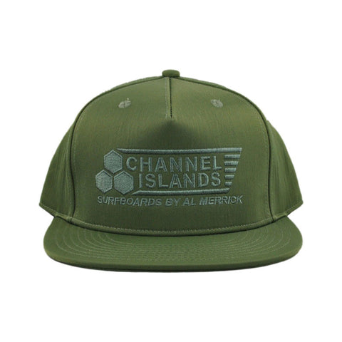 Channel Islands Flag Snapback Hat - Military