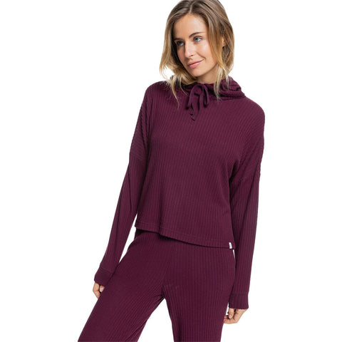 Roxy Comfy Place Pullover Hoodie - Fig