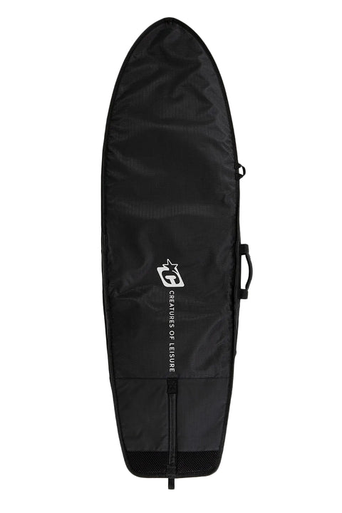 Creatures of Leisure Fish Day Use Cover DT2.0 Surfboard Bag - Black / Silver