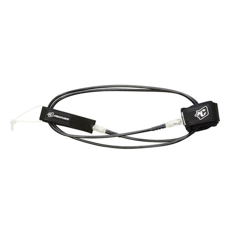 Creatures of Leisure Longboard 9 Ankle Leash - Black / Clear