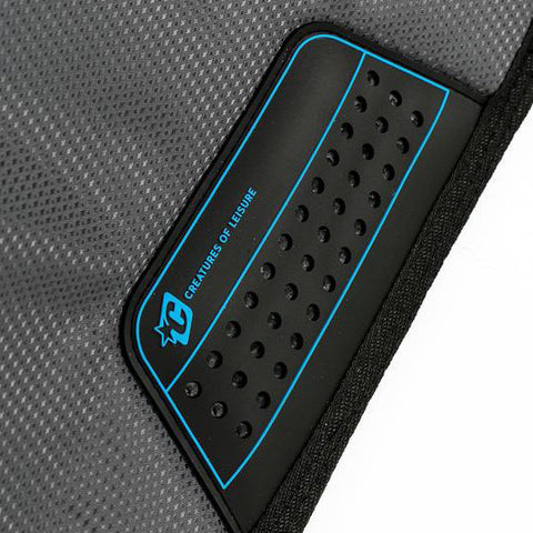 Creatures of Leisure Longboard Day Use Surfboard Bag - Charcoal Cyan
