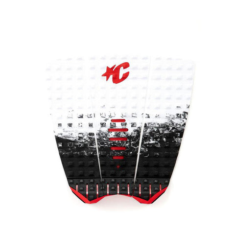 Creatures of Leisure Mick Fanning Lite Signature Traction Pad - White Fade Red