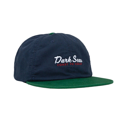 Dark Seas Burwell Hat - Navy / Green