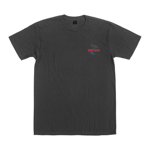 Dark Seas Corner Bar Organic Tee - Graphite