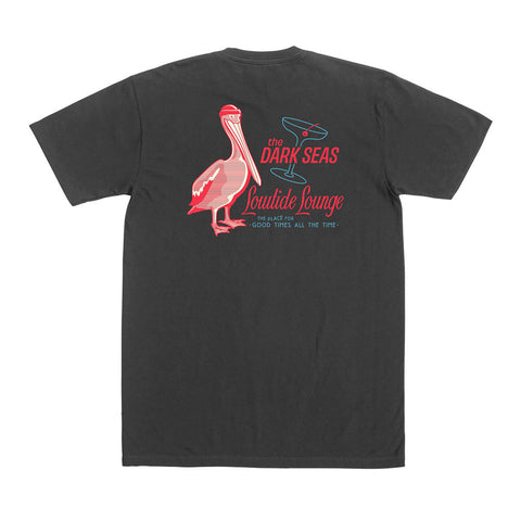 Dark Seas Corner Bar Organic Tee - Graphite