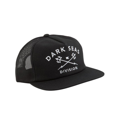 Dark Seas Trident Trucker Hat - Black