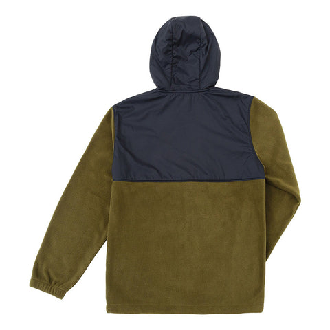 Dark Seas Waghorn Pullover Hooded Fleece - Army Black