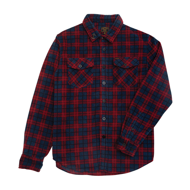 Dark Seas Zulu Woven Red / Blue Moment Surf Company