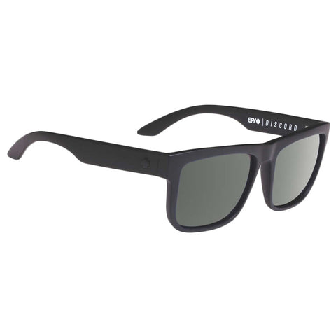 Spy Discord Sunglasses - Soft Matte Black / Happy Grey Green