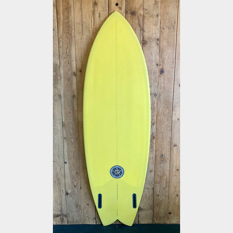 Element Twin Fish 5'10" Surfboard - Mustard
