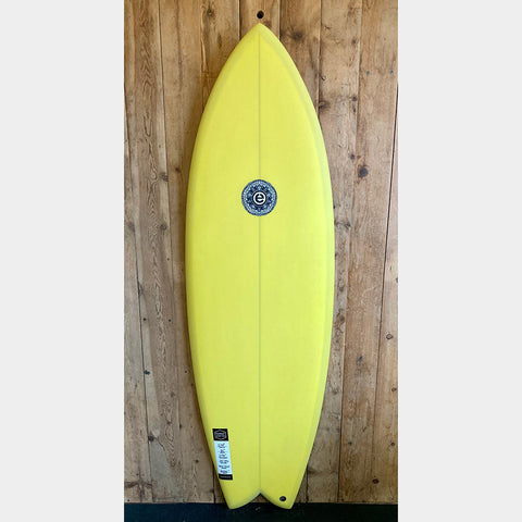 Element Twin Fish 5'10" Surfboard - Mustard