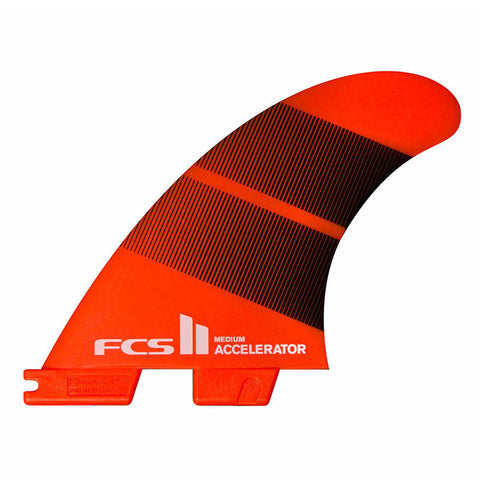 FCS II Accelerator Neo Glass Tri Fin Set - Medium