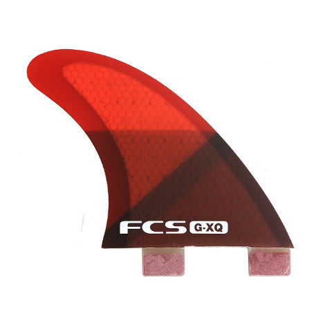 FCS G-XQ Quad Rear Fin Set - Red