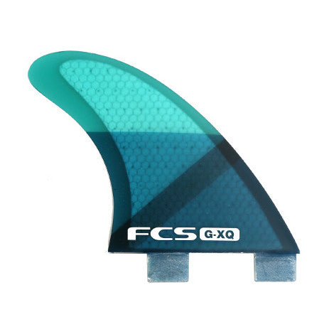 FCS G-XQ Quad Rear Fin Set - Blue
