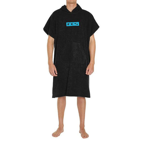 FCS Junior Towel Poncho - Black