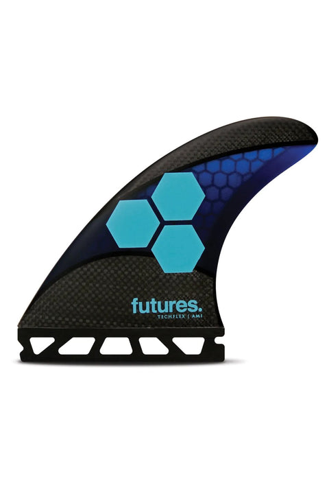 Futures Fins AM1 Techflex Thruster Fin - Blue / Cyan