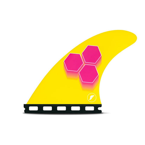 Futures Fins AM3 Thruster Fin - Pink / Yellow