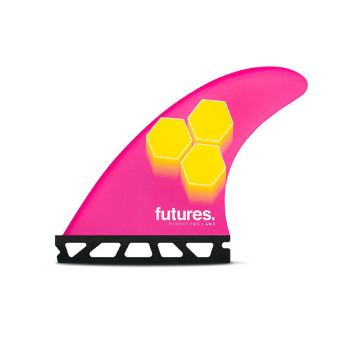 Futures Fins AM3 Thruster Fin - Pink / Yellow