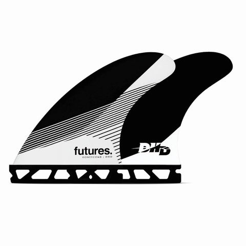 Futures Fins DHD Medium Thruster Fin - Black / White