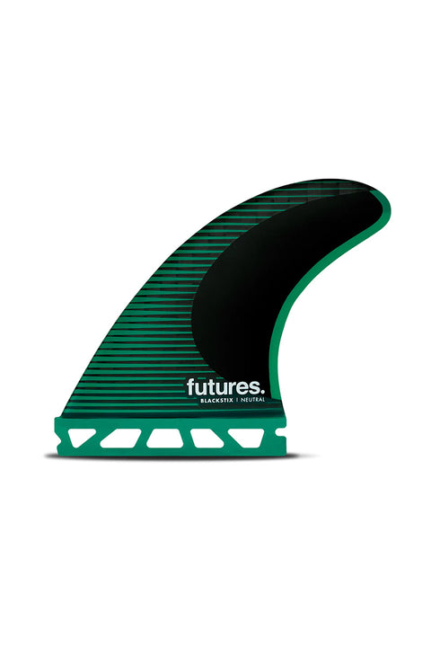 Futures Fins F6 Blackstix Thruster Fin - Green